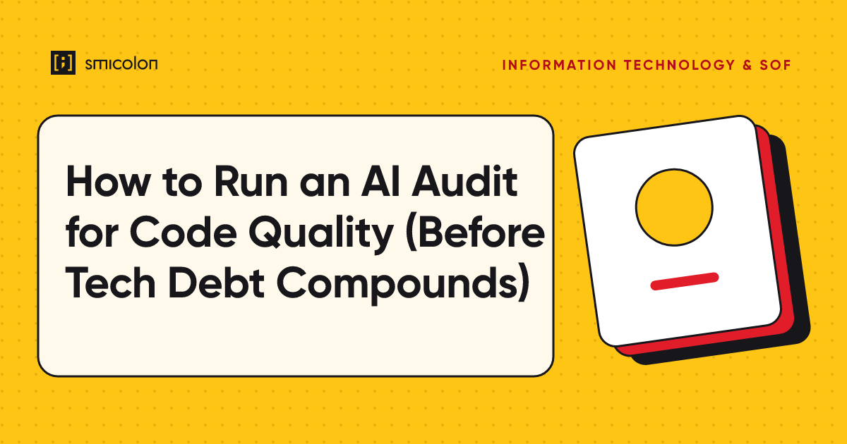 How to Run an AI Audit for Code Quality (Before Tech Debt Compounds)