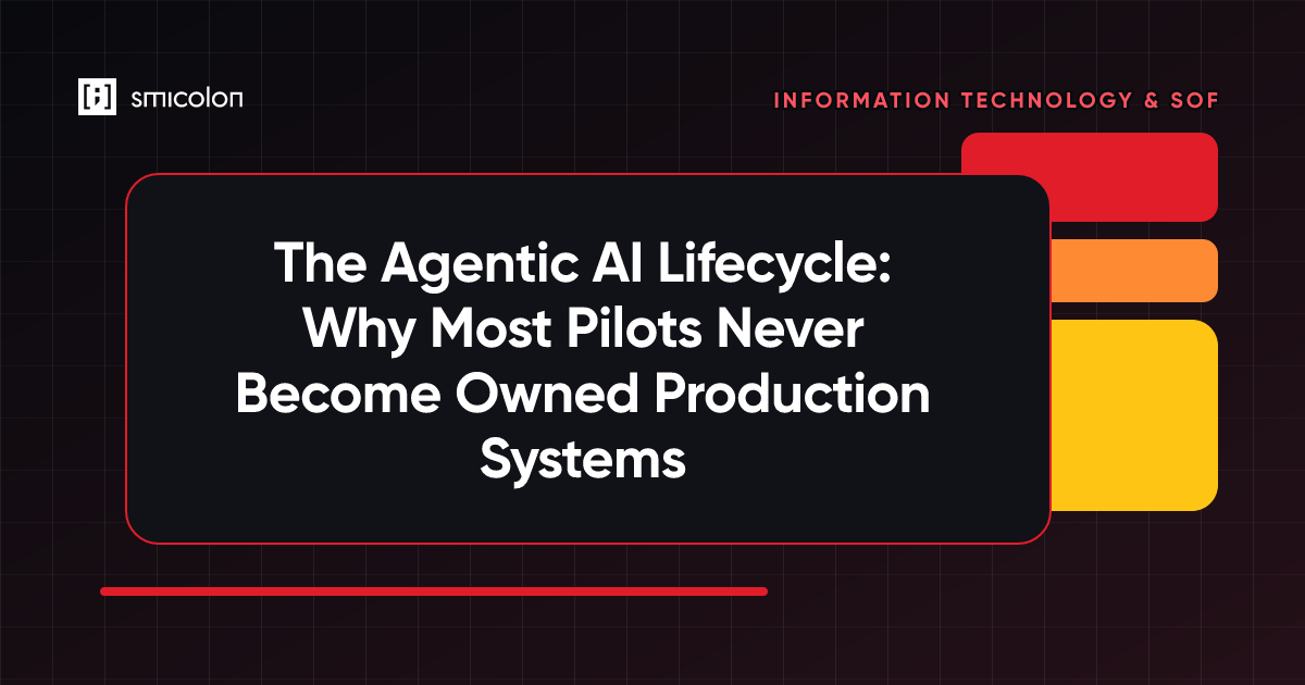 The Agentic AI Lifecycle: Why Most Pilots Never Become Owned Production Systems